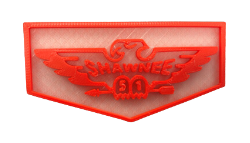 Slide Neckerchief - Shawnee 3D Printed