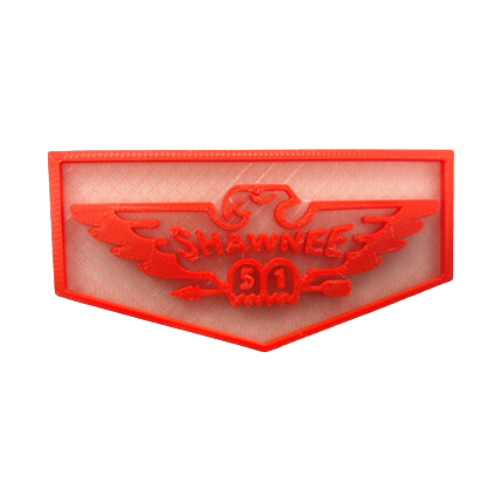 Slide Neckerchief - Shawnee 3D Printed