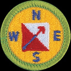 Emblem Merit Badge Orienteering - 10568