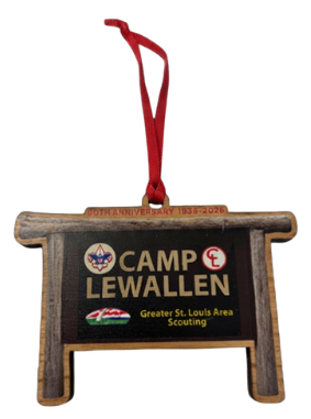 Ornament Camp Lewallen Sign - 90th Anniversary