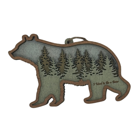 Ornament - Natural Tree Bear I Used to Be...