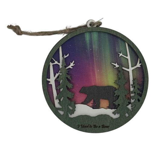 Ornament - Northern Lights Bear I Used To Be...