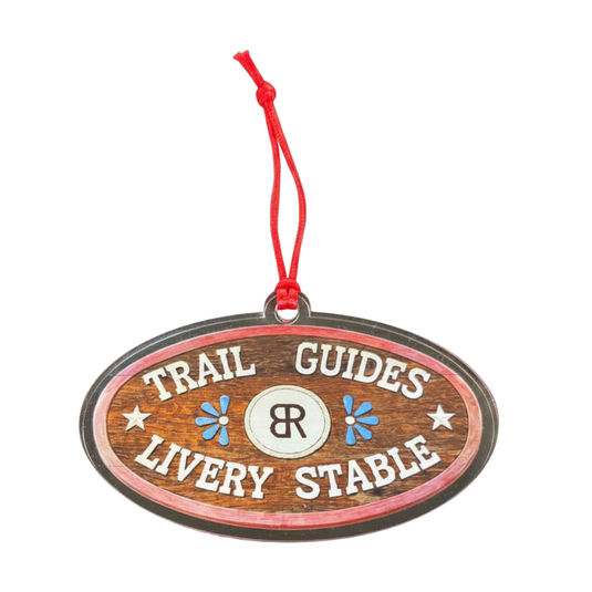 Ornament Large Acrylic Trail Guide Sign