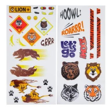 PWD Sticker - Cub Scout Rank Animals