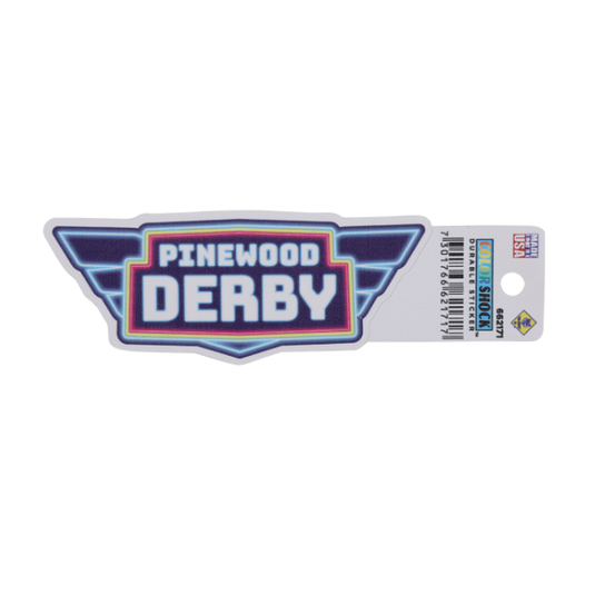 PWD Sticker Pinewood Derby