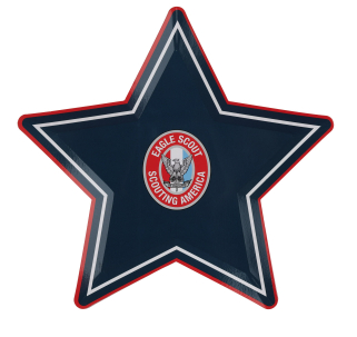 Plate Dessert Star 9"  Eagle Scout