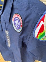 SEWN Shirt Uniform CS Blue with Scouting Am Ring