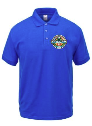 Shirt Polo Blue Adventure Summit '25