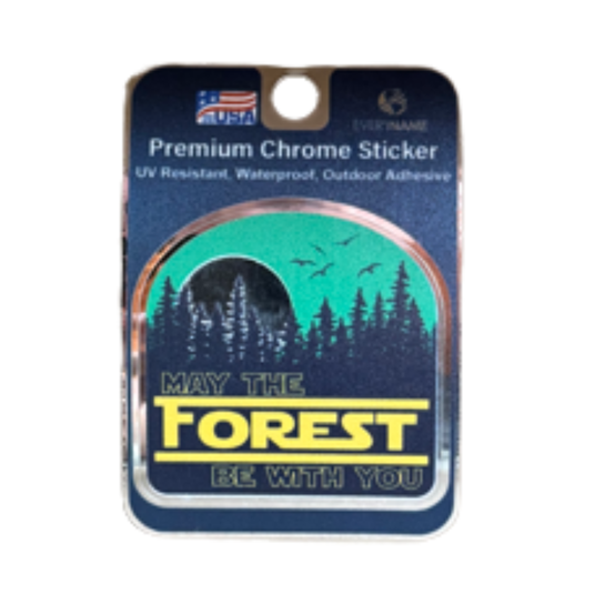 Sticker Chrome May Forrest - Large
