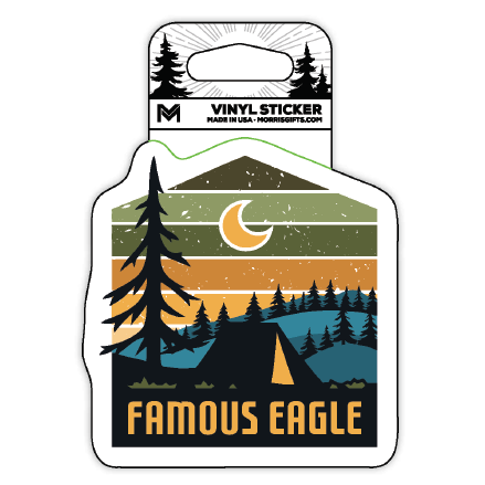 Sticker Colors with Tent Famous Eagle