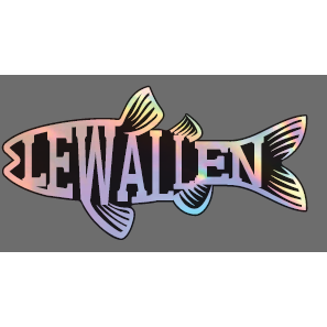 Sticker Foil Fish Lewallen