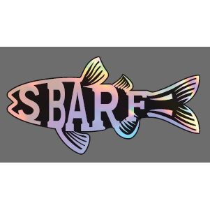 Sticker Foil Fish S Bar F