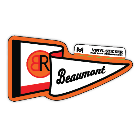 Sticker Pennant Flag Beaumont