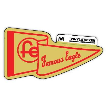 Sticker Pennant Flag Famous Eagle