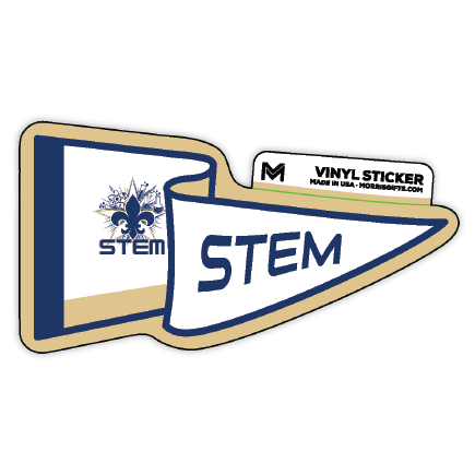 Sticker Pennant Flag STEM