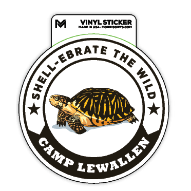 Sticker Shell-ebrate Turtle Camp Lewallen