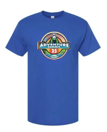 T-Shirt 2025 Blue Adventure Summit '25