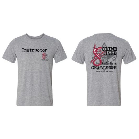 T-Shirt GSLAC Gray Climbing Instructor