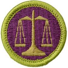 Emblem Merit Badge Law - 10556