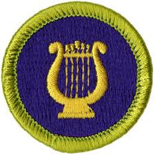 Emblem Merit Badge Music - 10565
