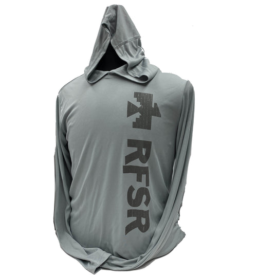 Hoodie Long Sleeve Tech - RFSR - Gray