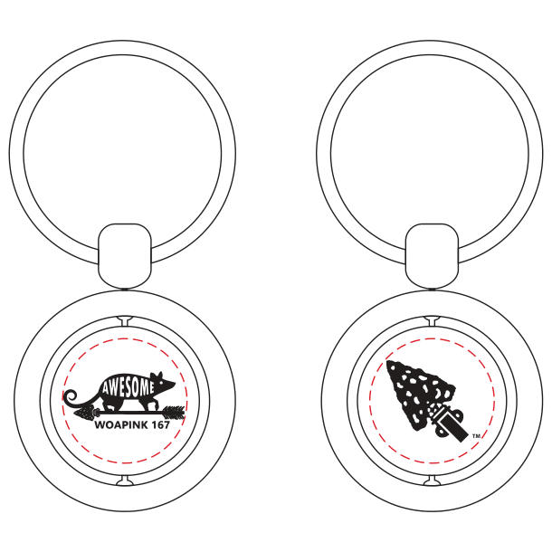 Load image into Gallery viewer, Keychain Woapink Lodge
