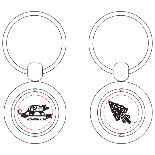 Keychain Woapink Lodge