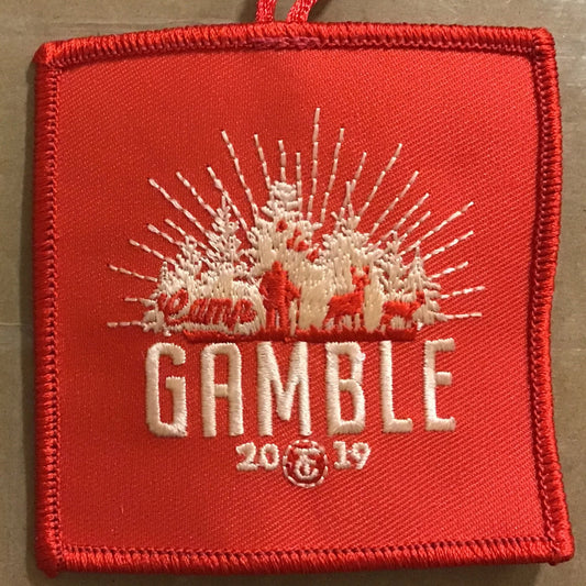 Emblem 2019 Gamble patch orange with loop