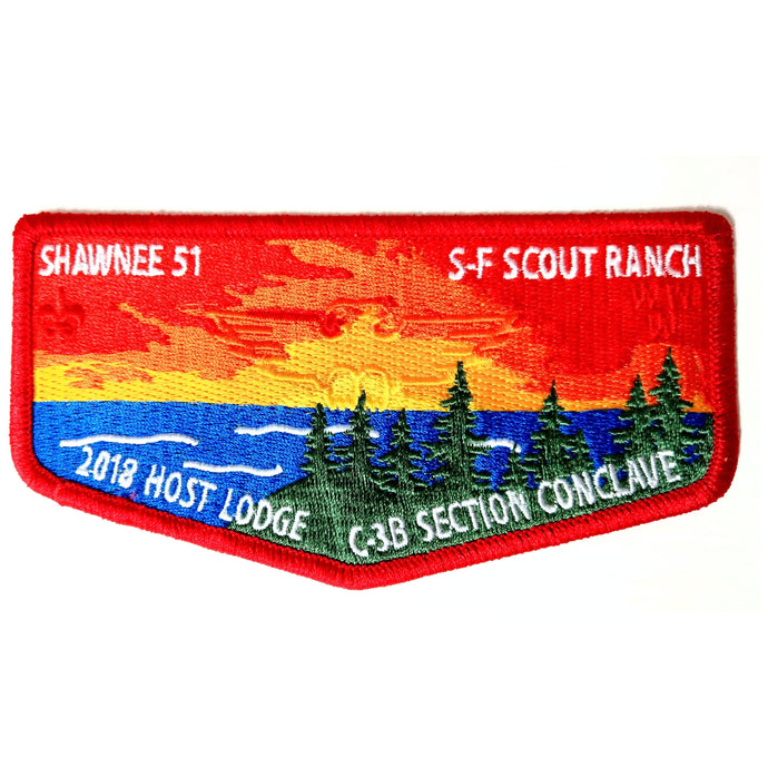 C3B 2018 Section Conclave Shawnee Host Lodge Pocket Flap