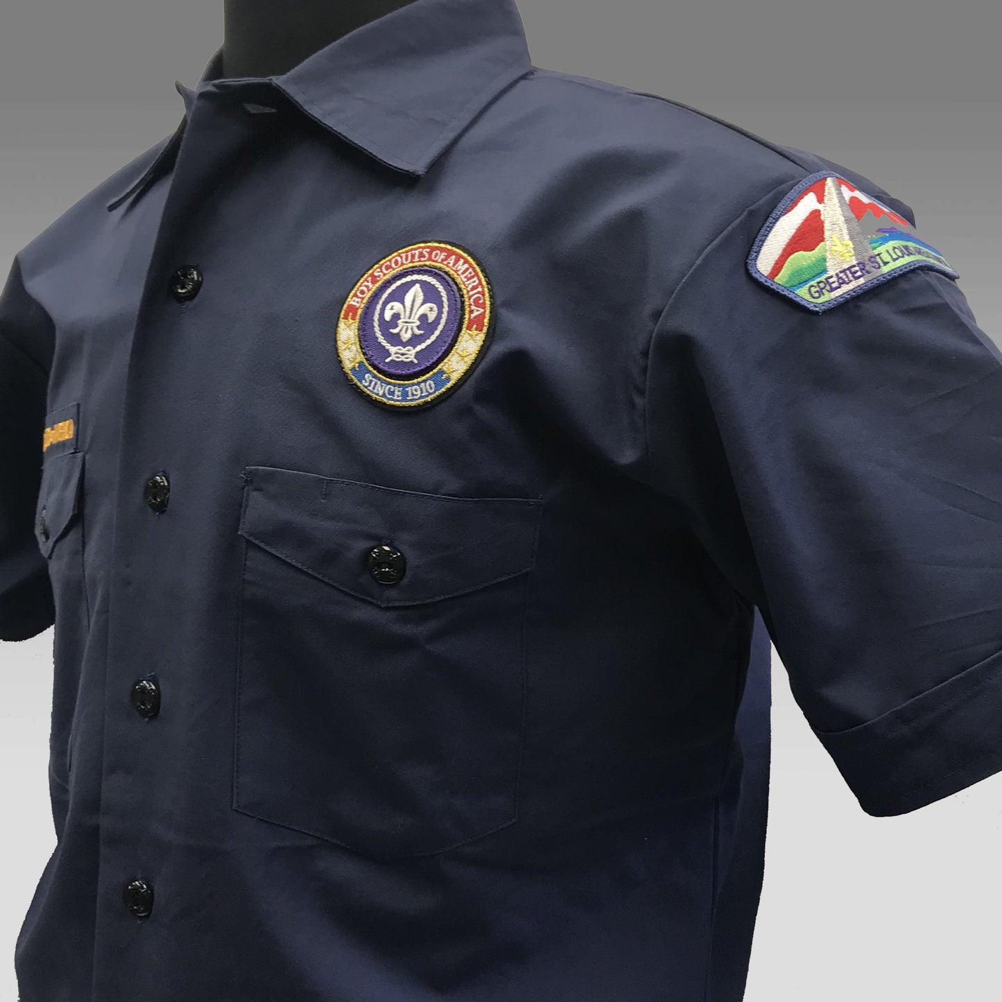 Shirt Uniform Cub Scout Blue Short Sleeve - SEWN