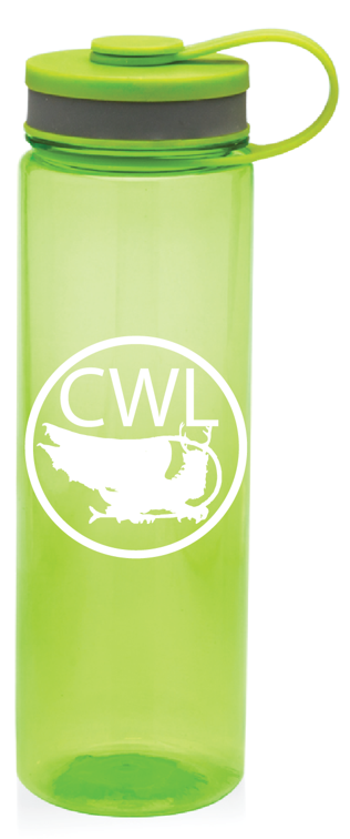 Water Bottle 26oz Wide Mouth - CWL Green