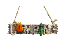 Ornament - Camping Word