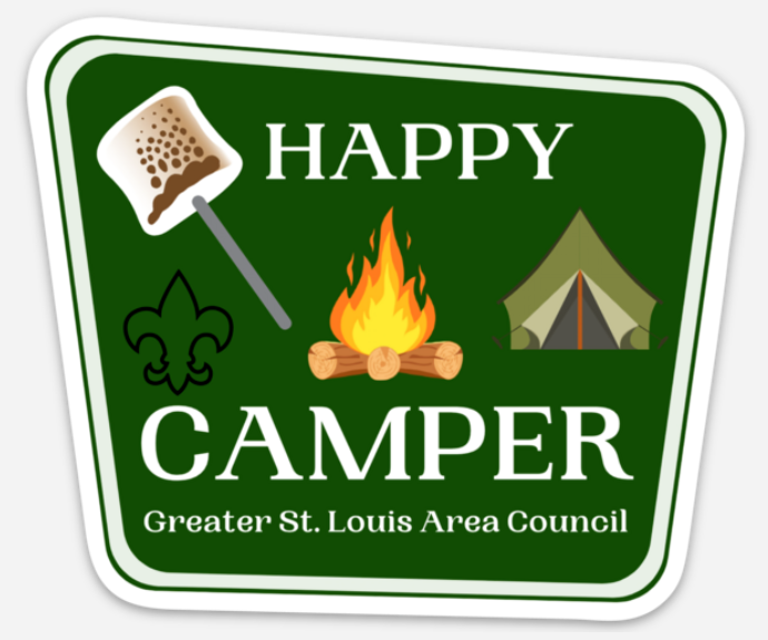 Sticker Happy Camper