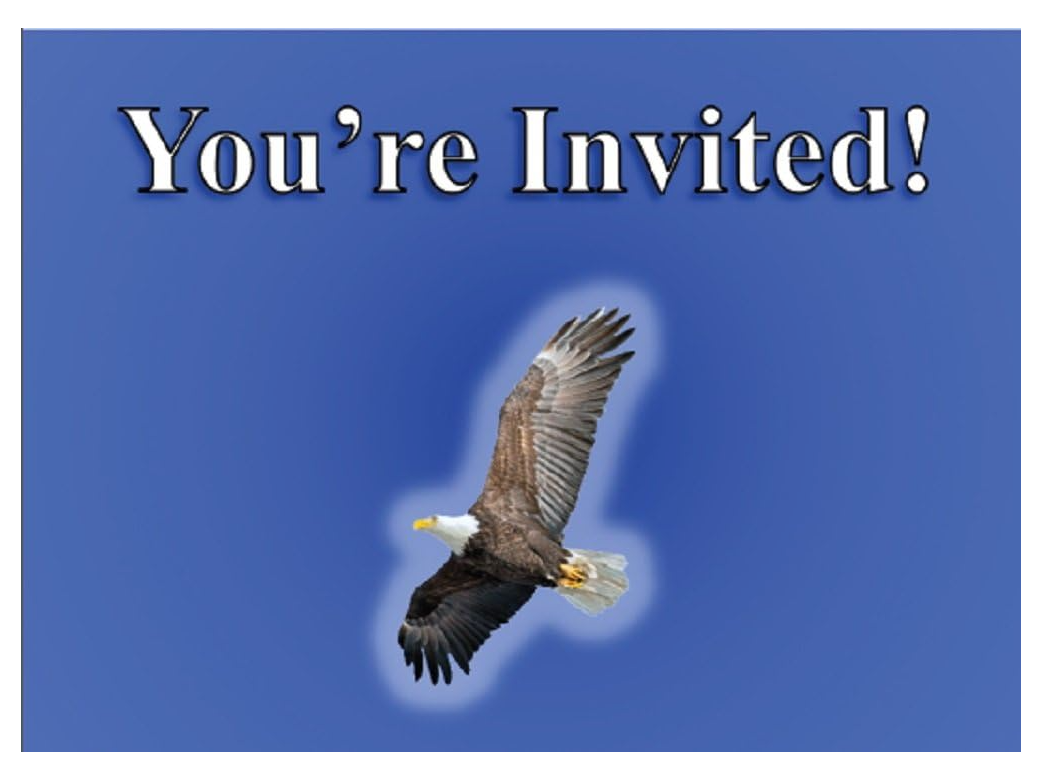 Invitation - Glowing Eagle