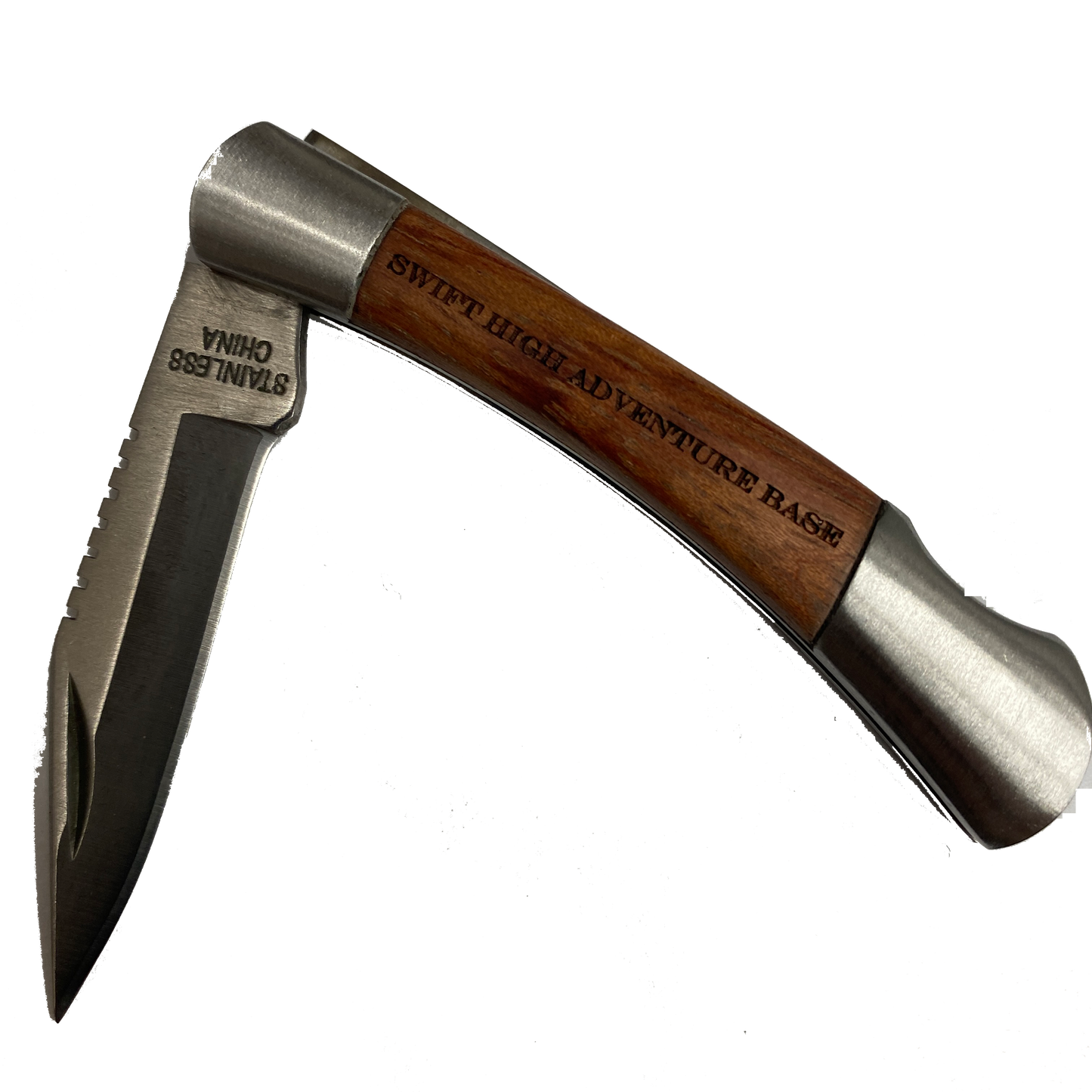 Knife Wooden with Black Case - Swift