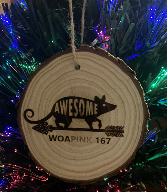 Ornament with Live Edge - Woapink Lodge