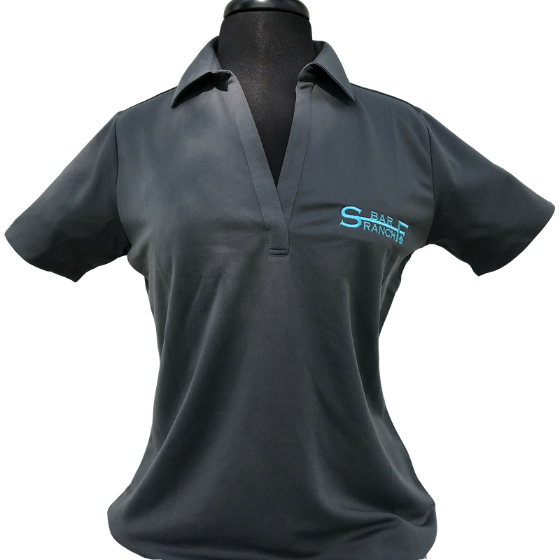 Load image into Gallery viewer, Shirt Polo Women&#39;s Gray - S bar F
