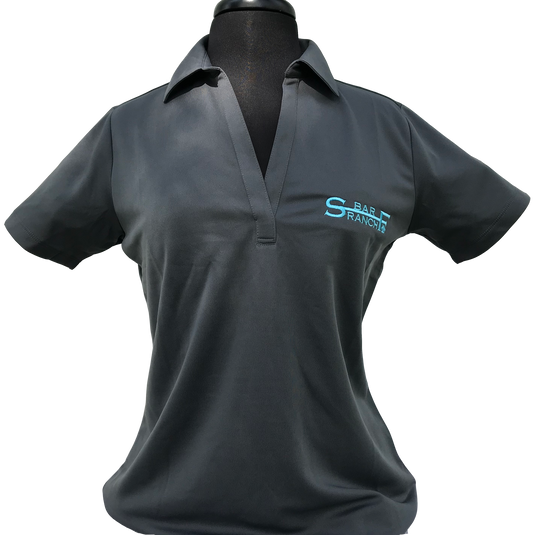Shirt Polo Women's Gray - S bar F