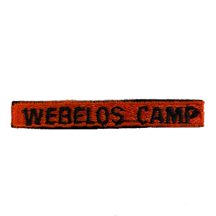 Emblem Webelos Camp Set