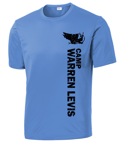 Tee Moisture-Wicking Camp Warren Levis Carolina Blue