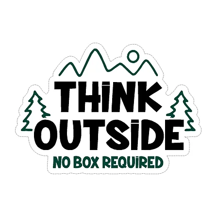 Sticker Think Outside