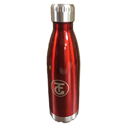 Water Bottle Stainless Gamble - red