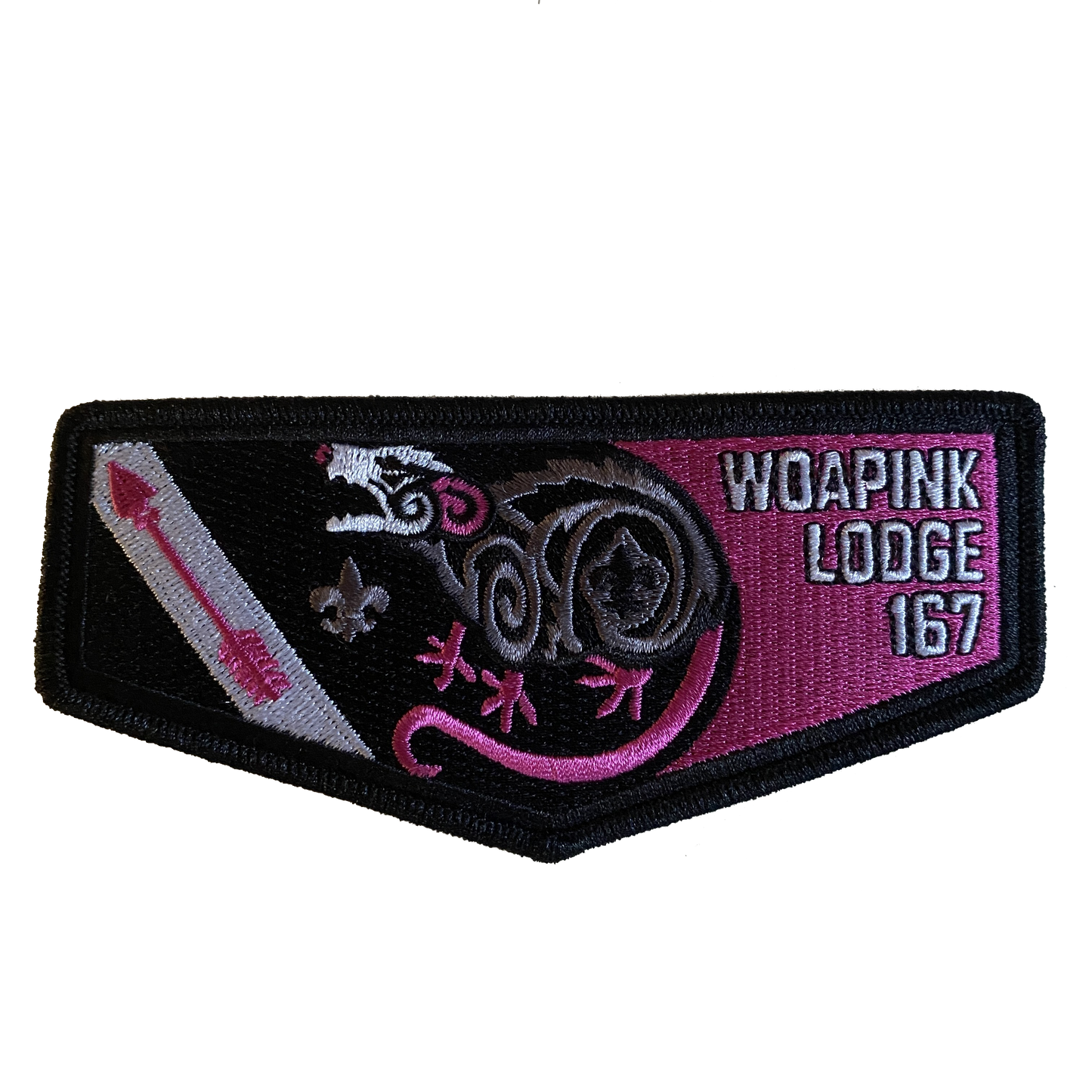 Emblem Pocket Flap Woapink Tribal - Pink