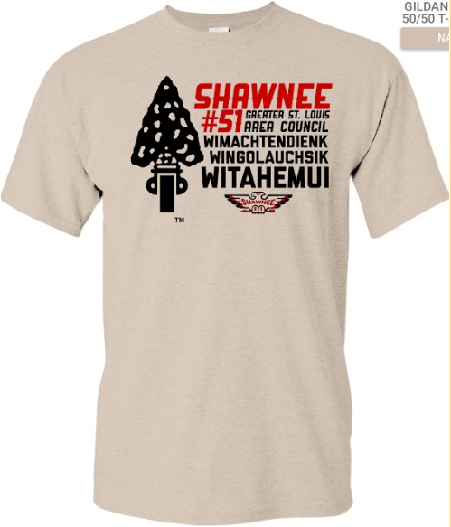 T-Shirt Brown Arrowhead SS - Shawnee Lodge