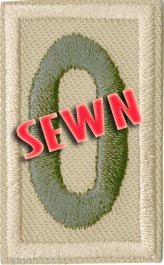 SEWN - Emblem Unit Number - Green