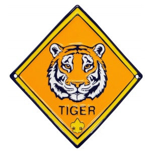 Hiking Staff Shield - Tiger